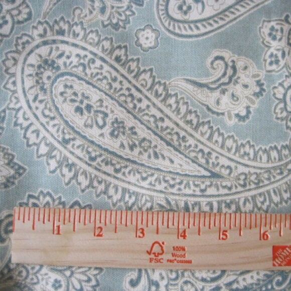 Paisley Medium Weight Upholstery Fabric Green Mint - Picture 2 of 2